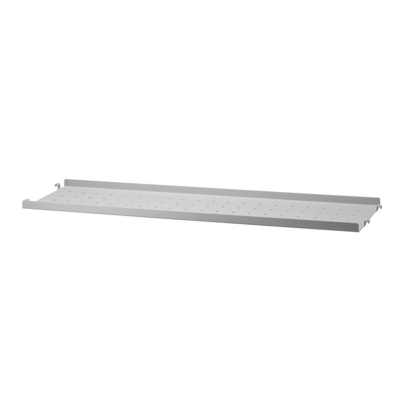 Metal shelf with low edge 78/20