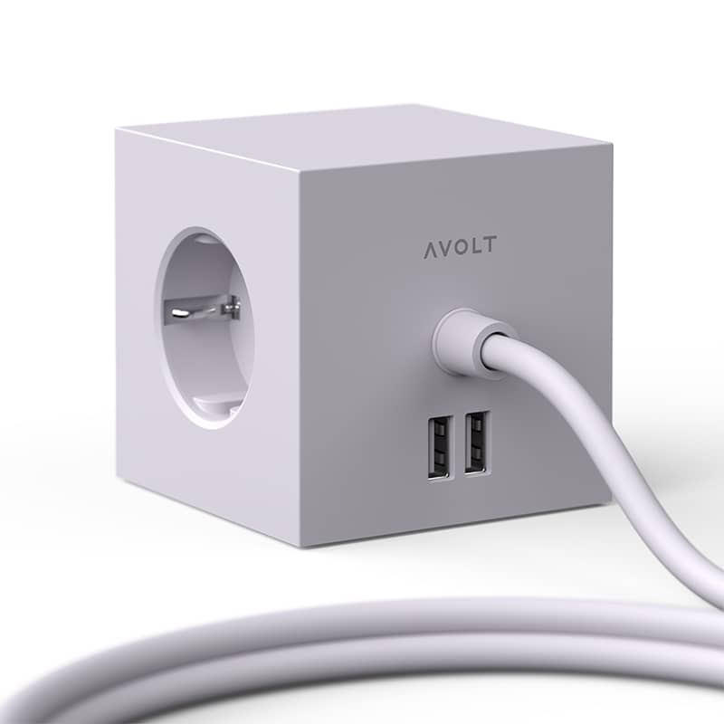 Square 1 USB & Magnet - Gotland Grey