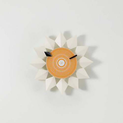 Diamond Markers Clock - White