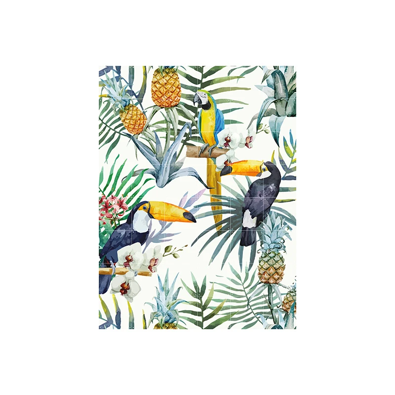Tiger jungle & Toucan family - large