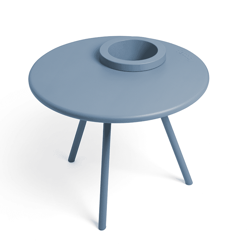 Bakkes bijzettafel - Calcite blue
