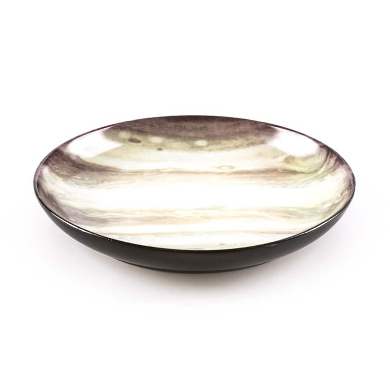 Cosmic diner porcelain plate - Jupiter