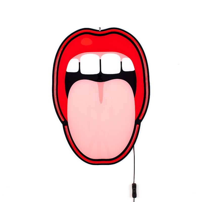 Led sign with transformer blow - Tongue