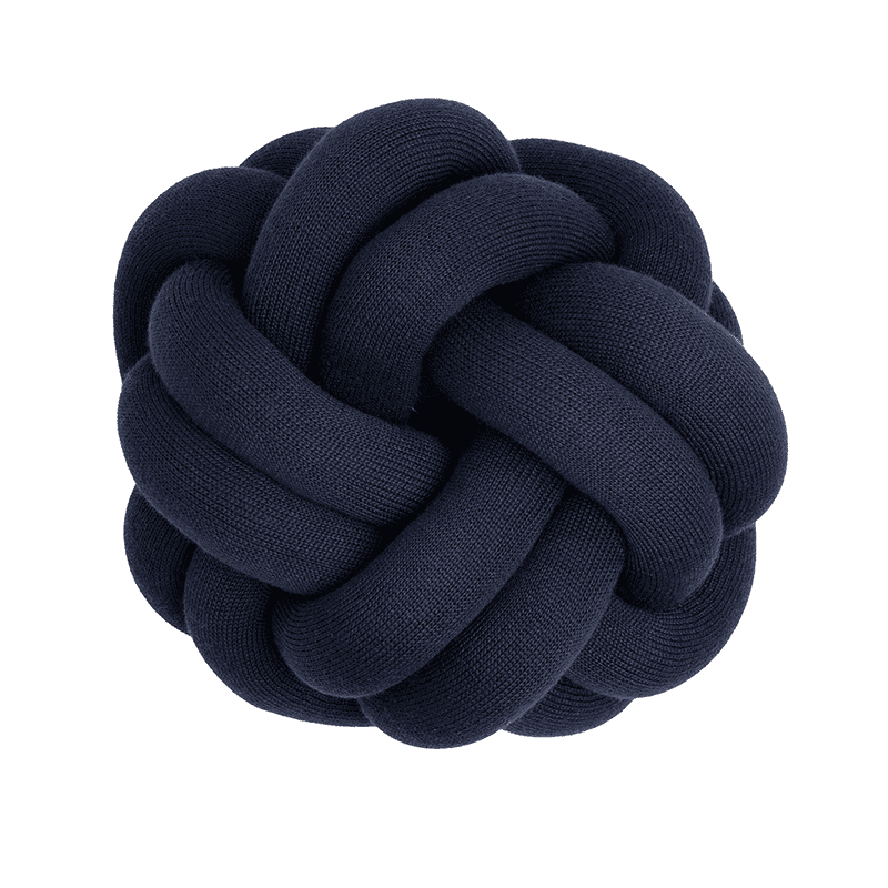 Knot Cushion - Navy