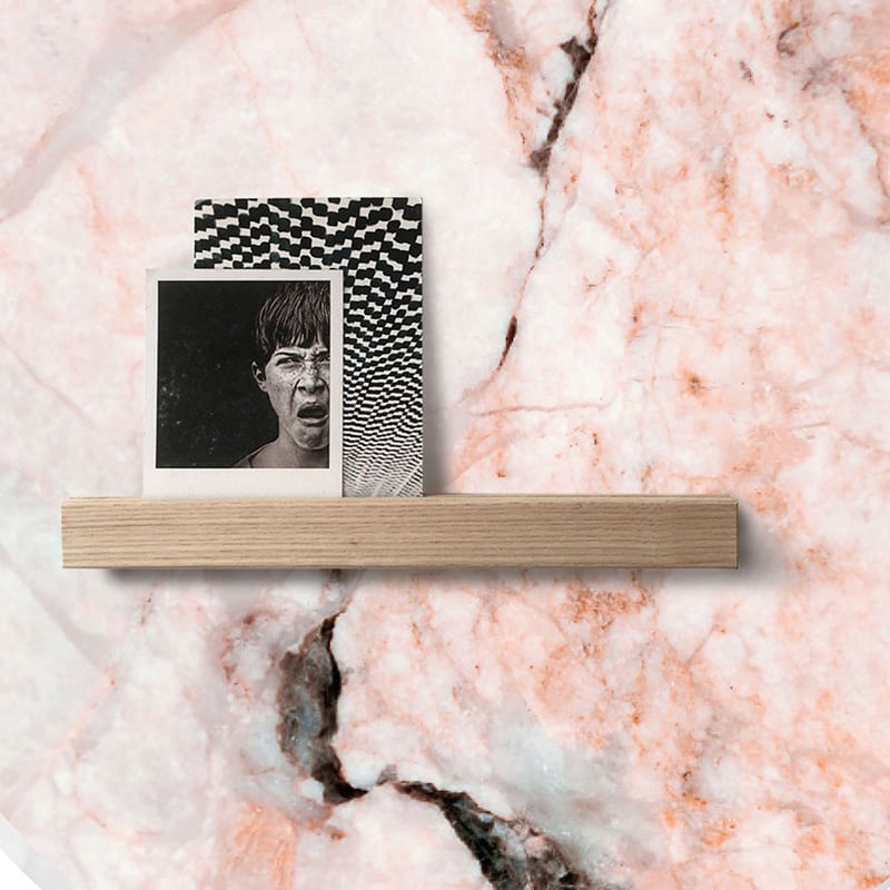 Magneet sticker - Marmer Rosette