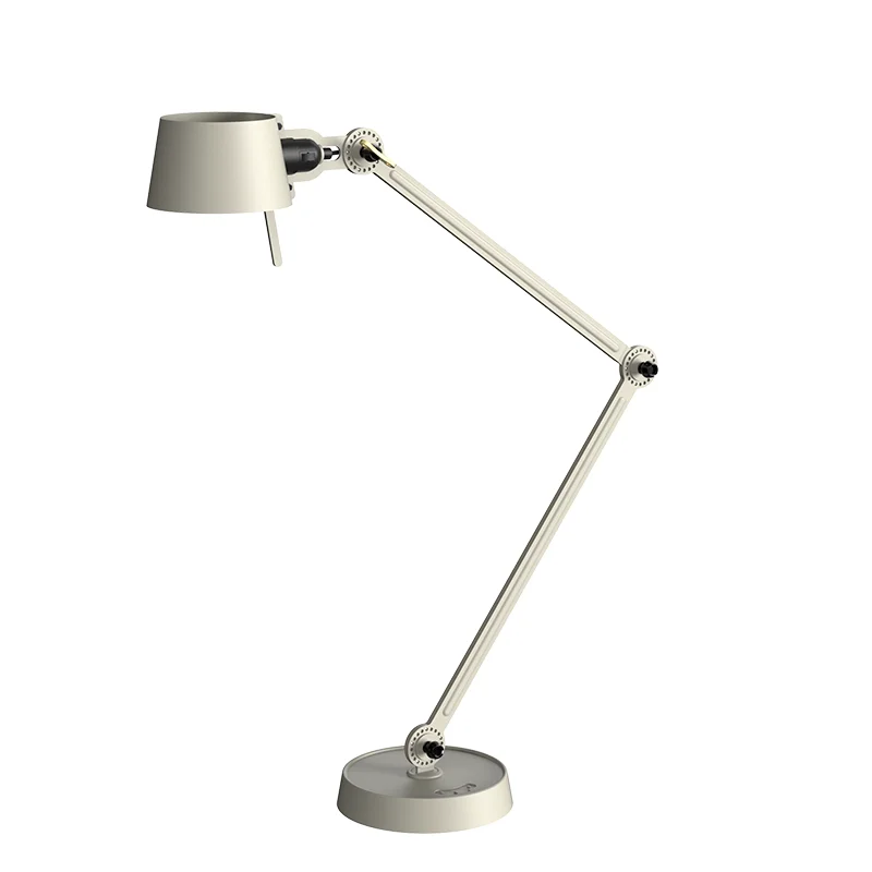 Bolt bureaulamp 2arm foot - Ash grey