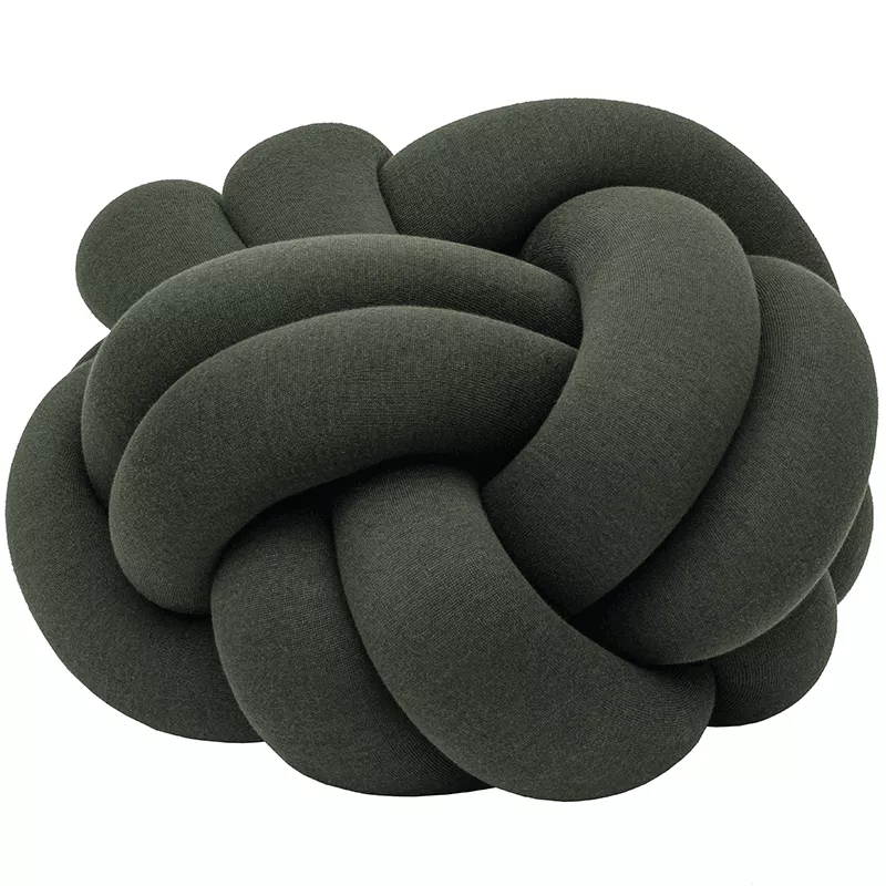 Knot Cushion XL - Forest green