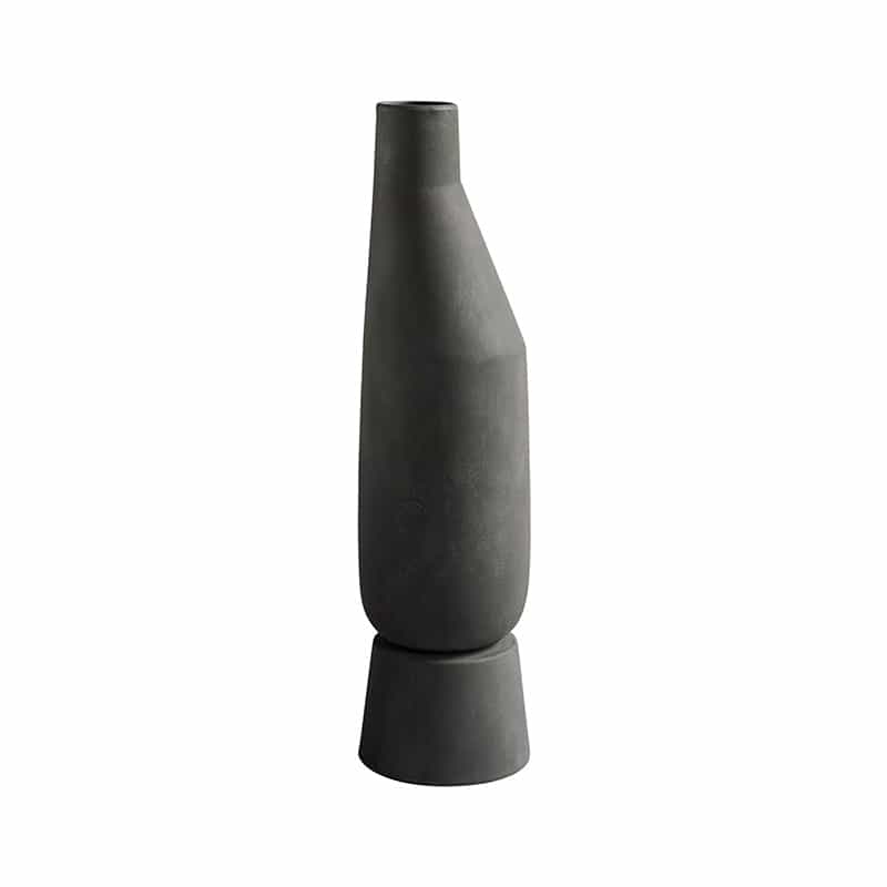 Sphere Vase Tall - Dark grey