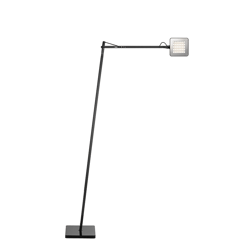 Kelvin led F vloerlamp c/base - Nero