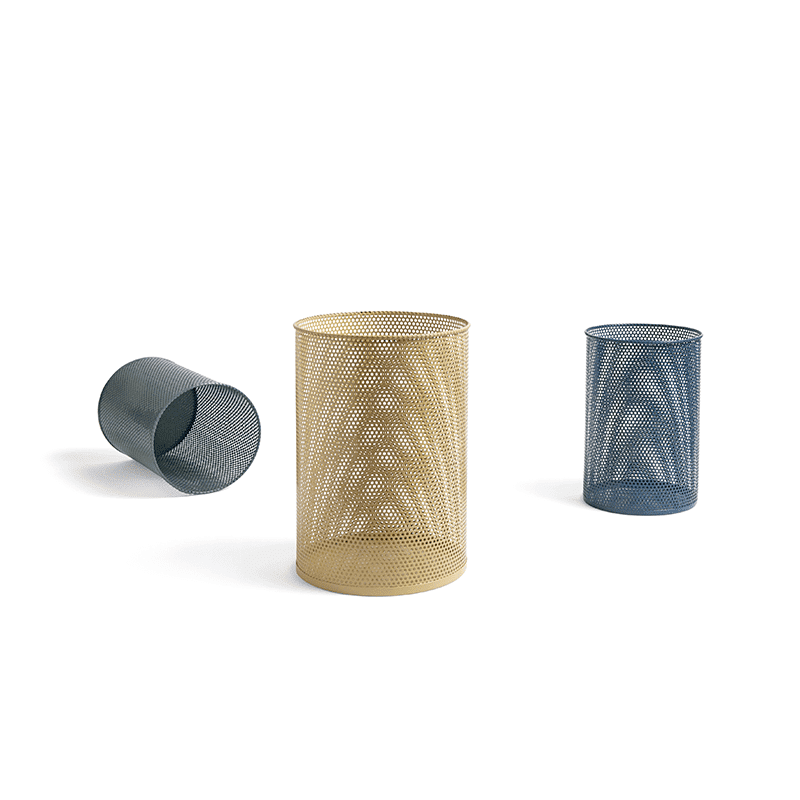 Perforated Bin L - Dusty yellow