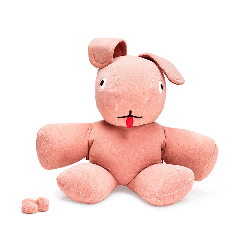 Co9 XS teddy - Cheeky pink