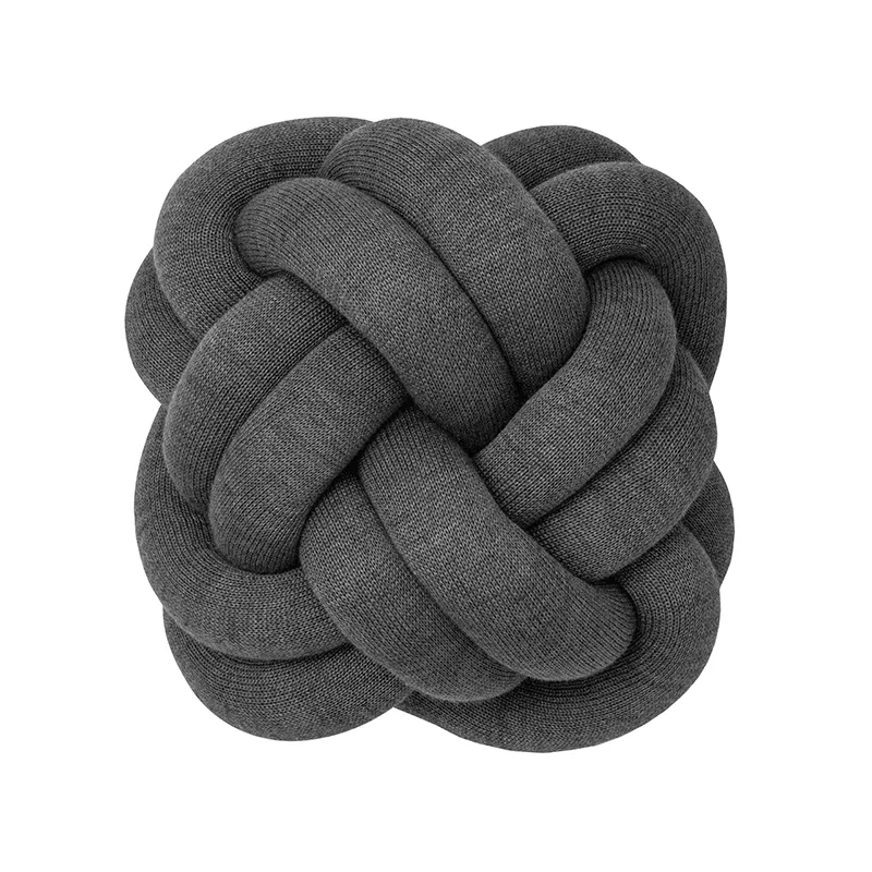 Design House Stockholm Knot cushion, XL, forest green