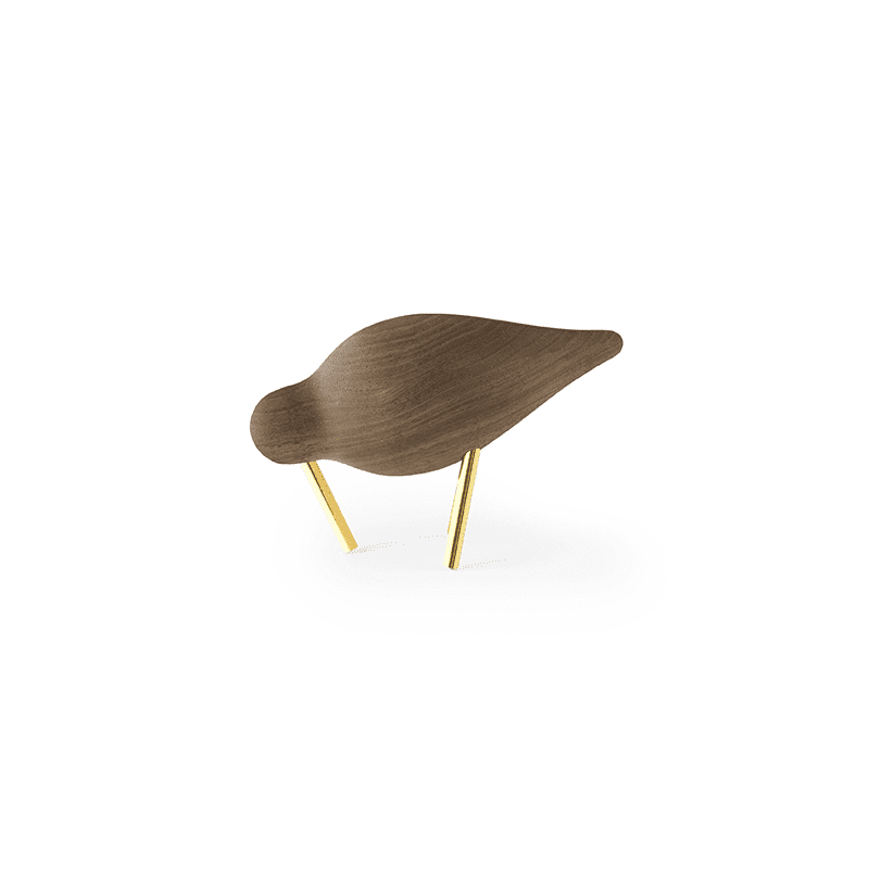 Shorebird Small - Walnut/Brass