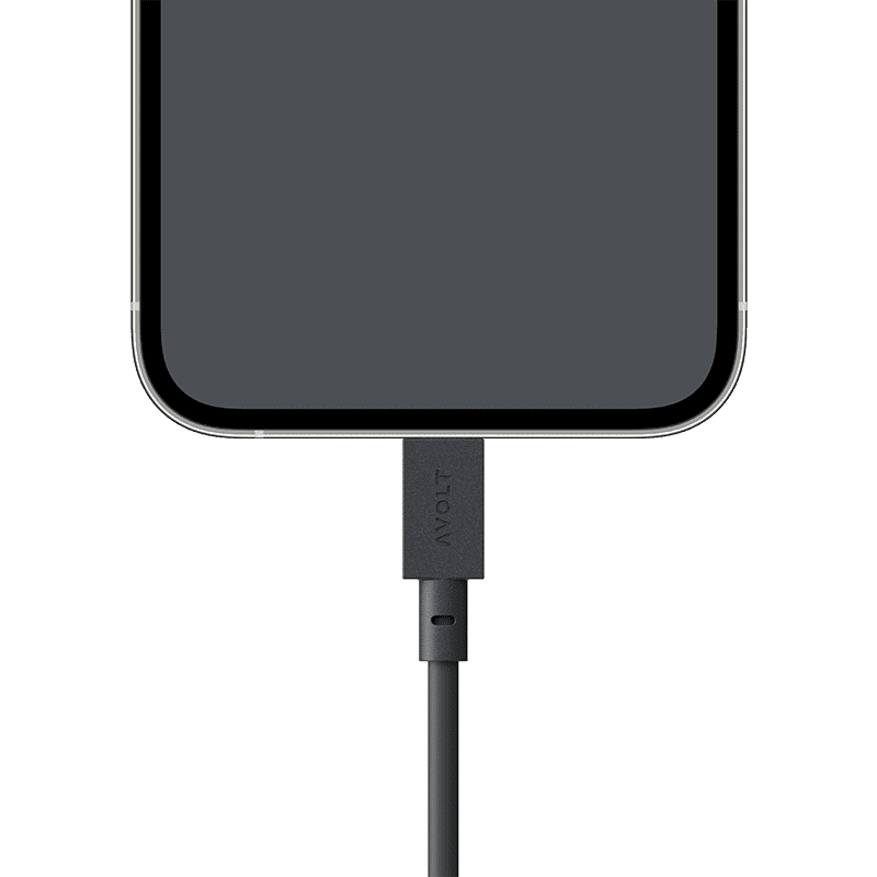 Cable 1 (USB A to lightning) - Stockholm Black