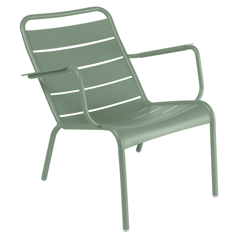 Luxembourg aluminium lounge low armchair