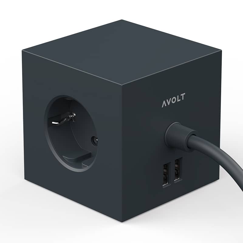 Square 1 USB & Magnet - Stockholm Black
