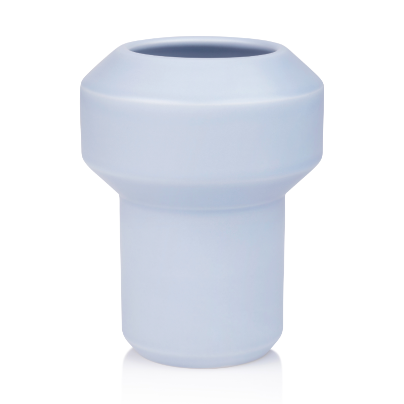 Fumario ceramic vase large - Blue fog