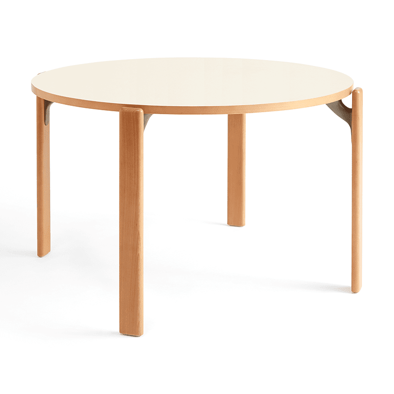 Rey Table - Golden/ivory white