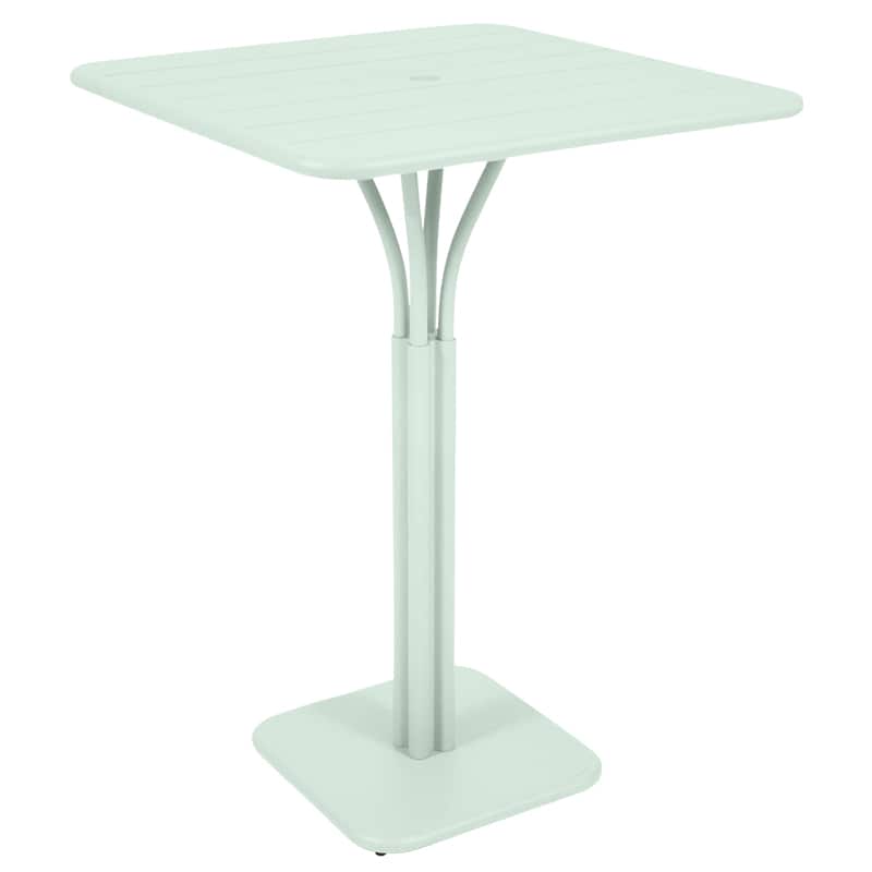 Luxembourg aluminium dining high table 80 x 80