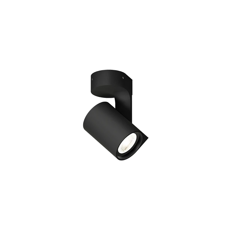 Sqube on base 1.0 PAR16 plafondspot - Black