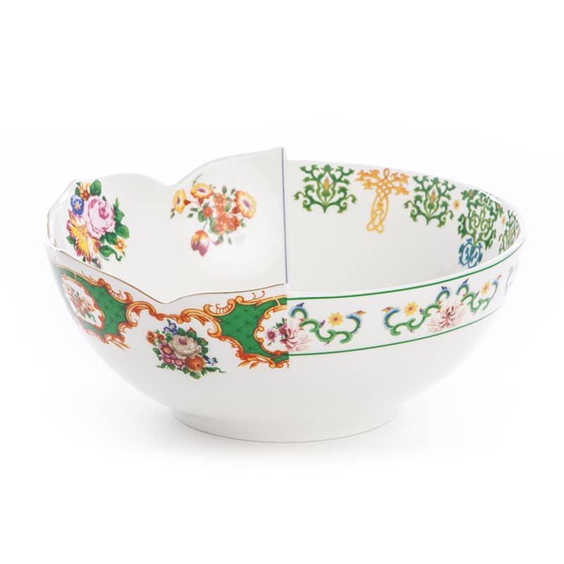 Hybrid-zaira salad bowl in porcelain