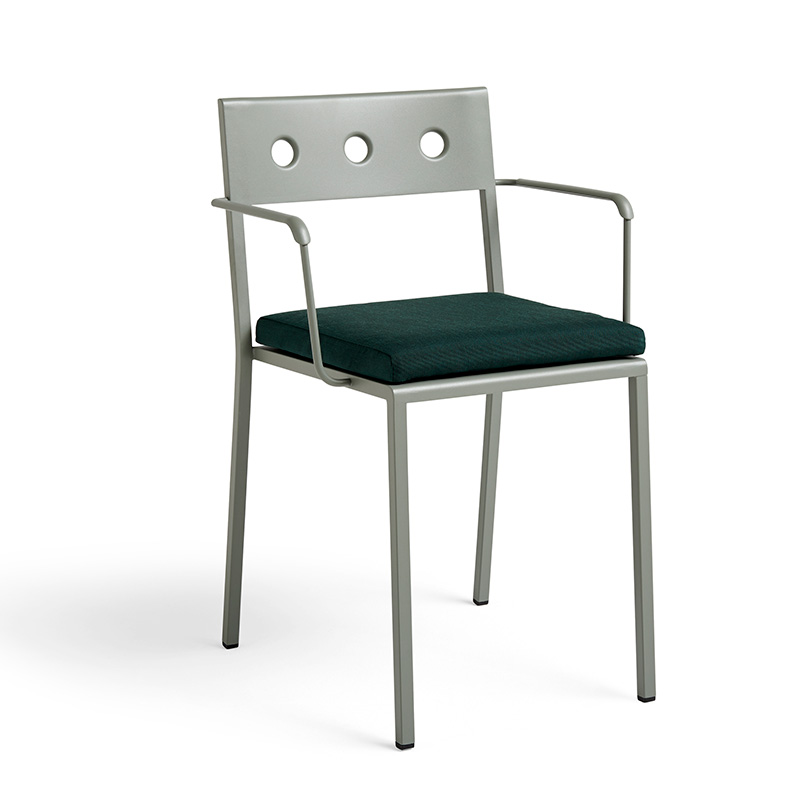 Balcony chair seat cushion - Palm green