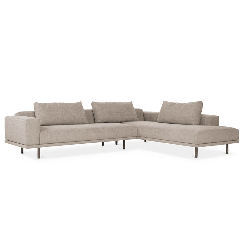 Cascade bank - Open chaise longue 240 1-arm vs rechts