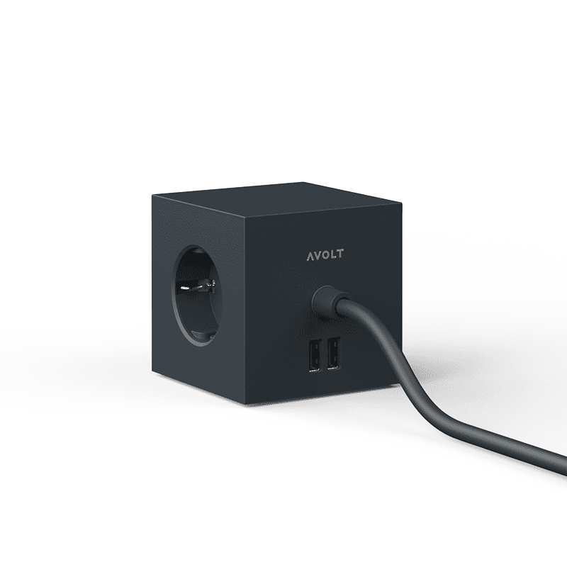Square 1 USB & Magnet - Stockholm Black