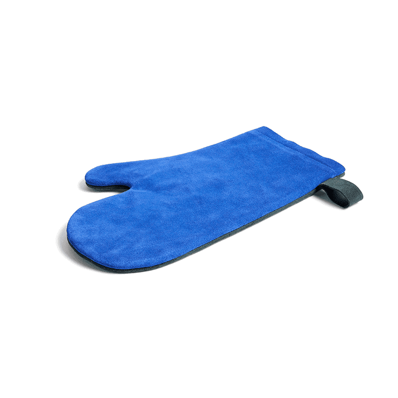 Suede Oven Glove - Blue