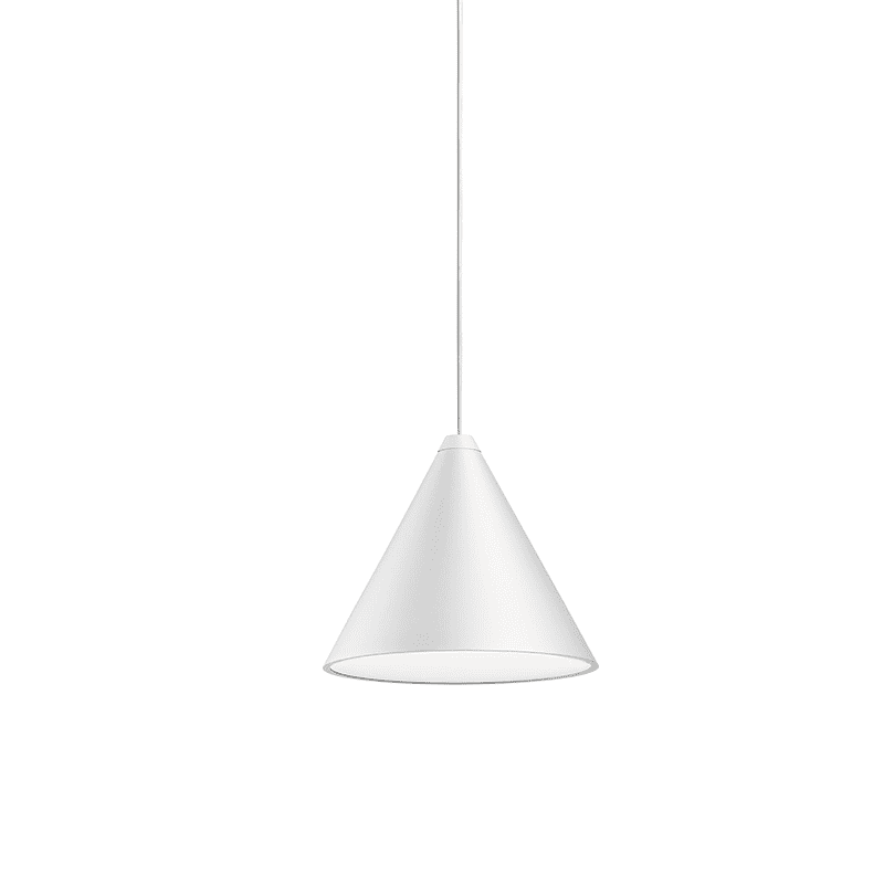 String light Cone M22 touch dim hanglamp - Bianco