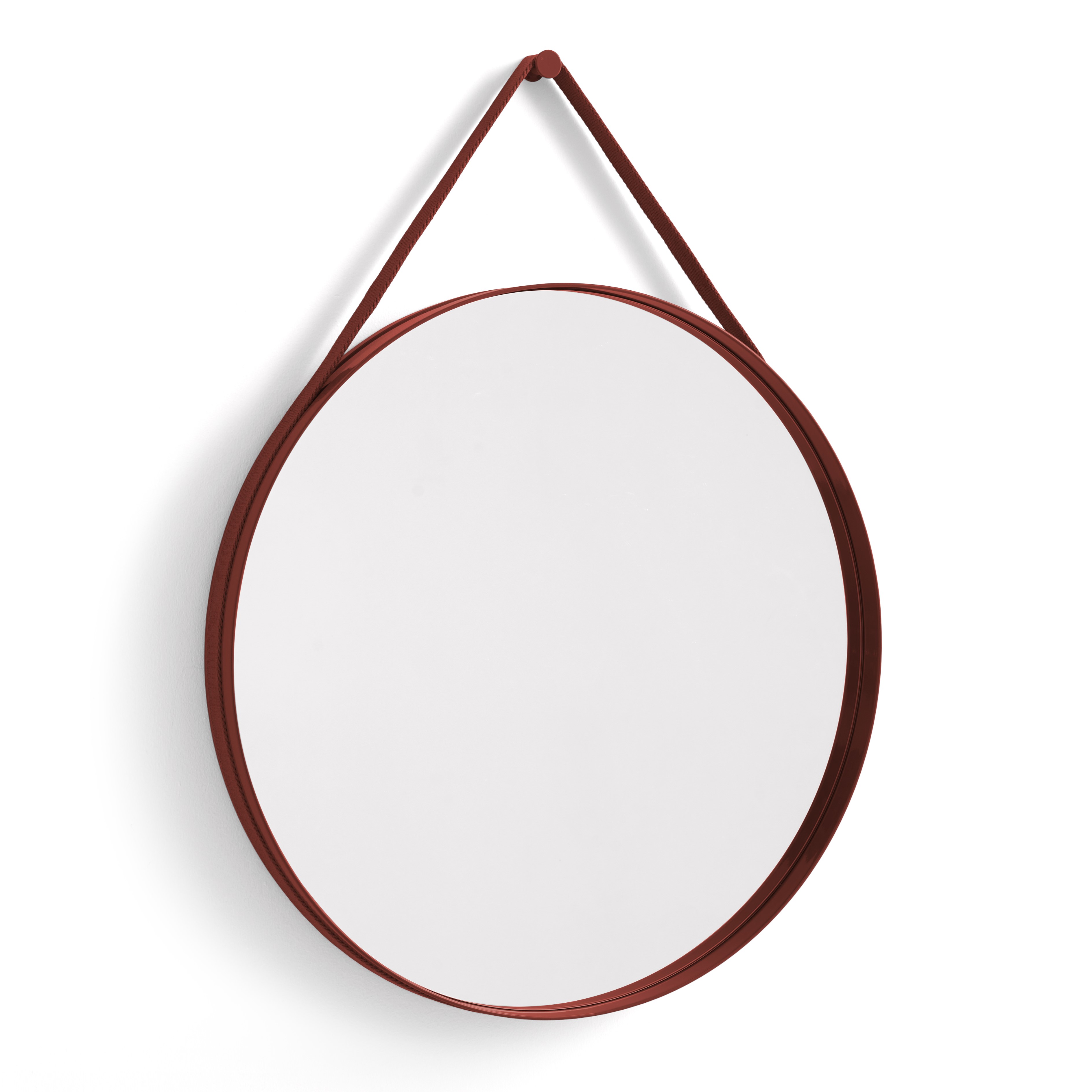 Strap mirror 70 cm - Red