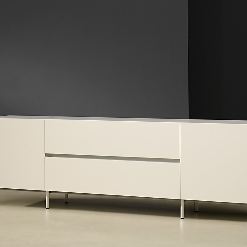 Line Dressoir KL-KC / Frame & greeplijst aluminium