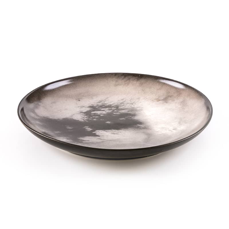Cosmic diner porcelain plate - Titan