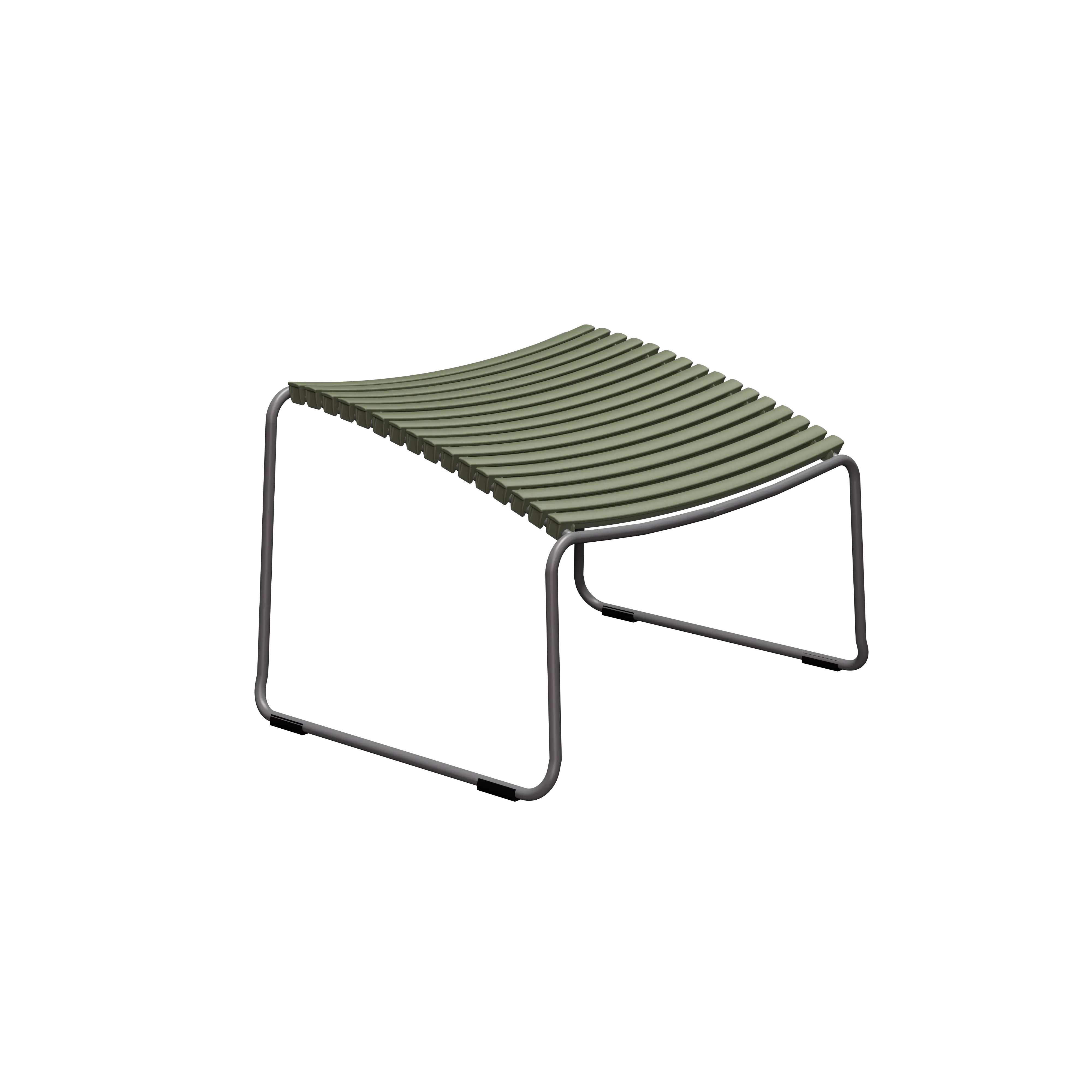 Click footrest - Olive green