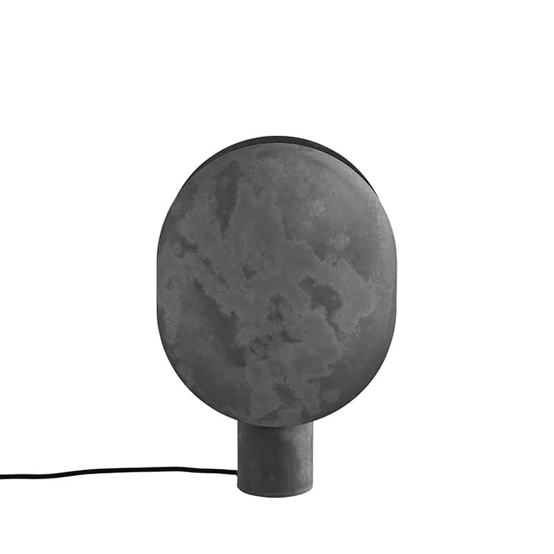 Clam table lamp - Oxidized