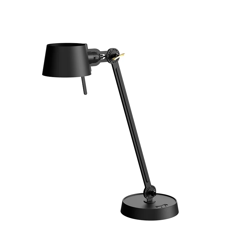 Bolt bureaulamp 1arm foot - Smokey black