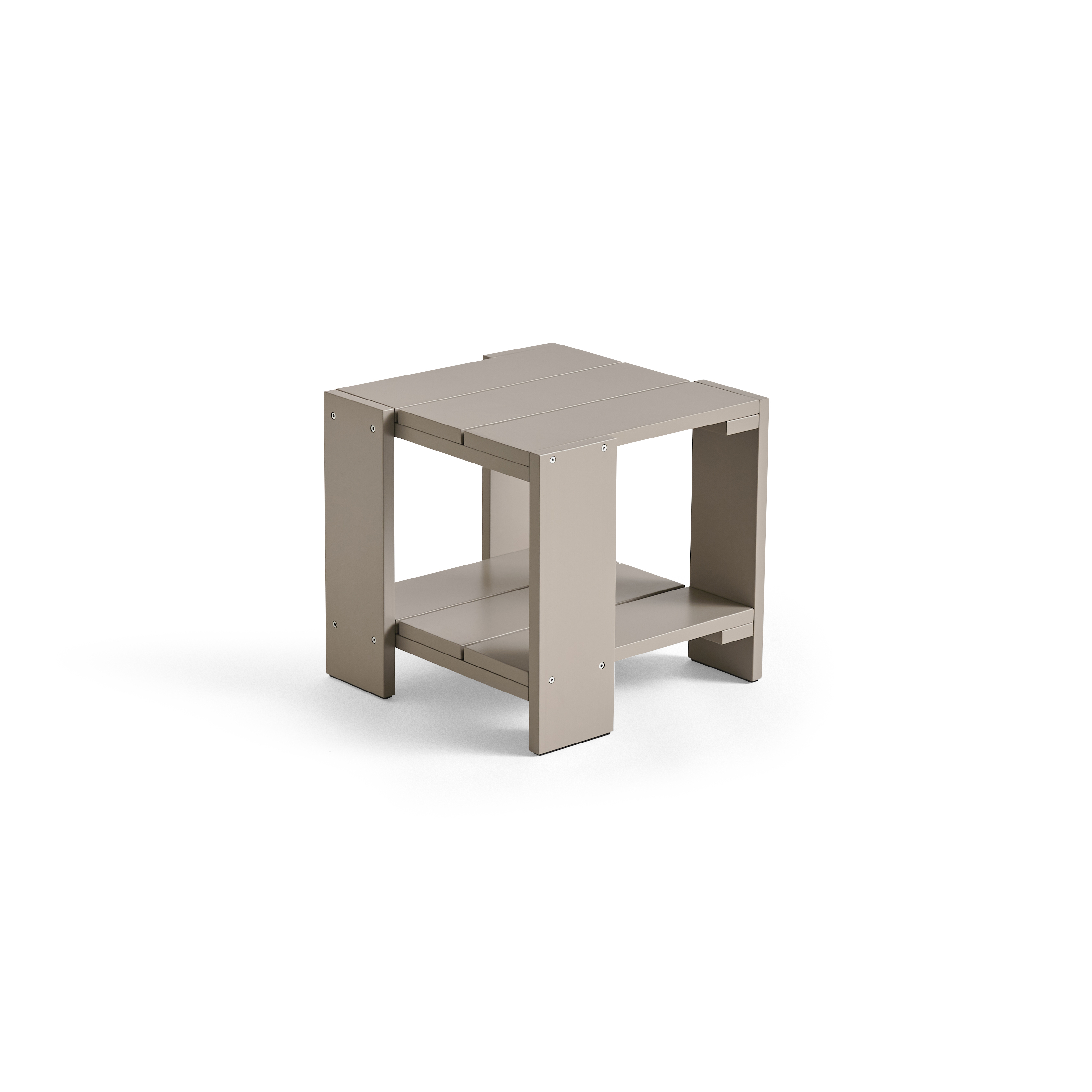 Crate side table - London Fog waterbased lacq pinewood