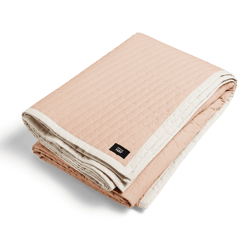 Bias Quilt 195x245 - Peach