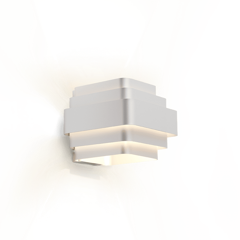 J.J.W. 02 wandlamp - Silver