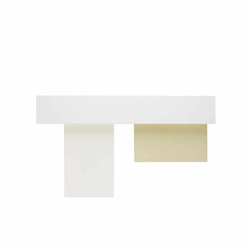 Fields 3 wandlamp - Bianco