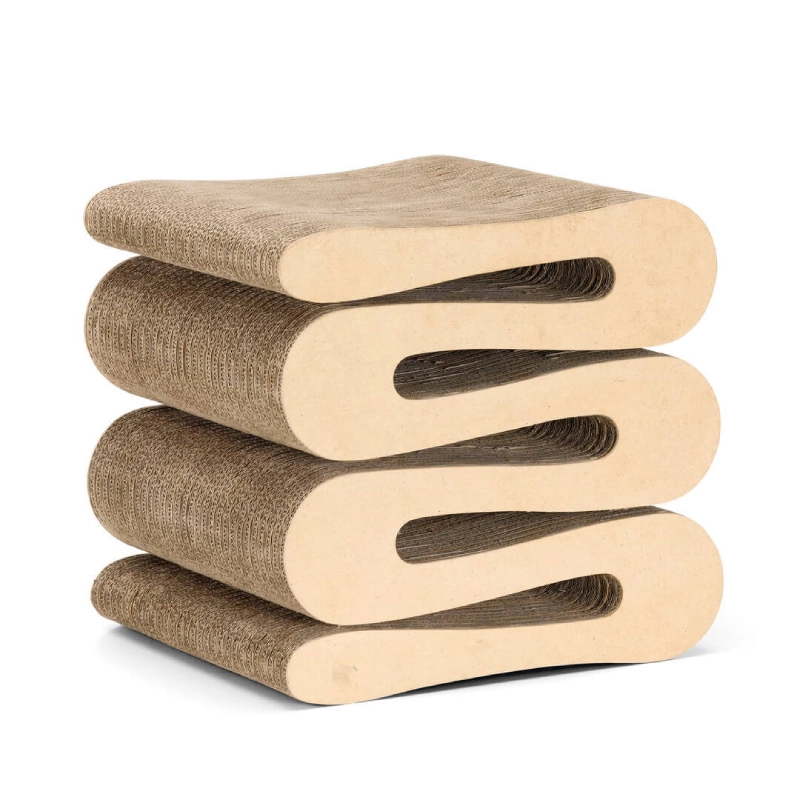 Gehry Wiggle Stool natural