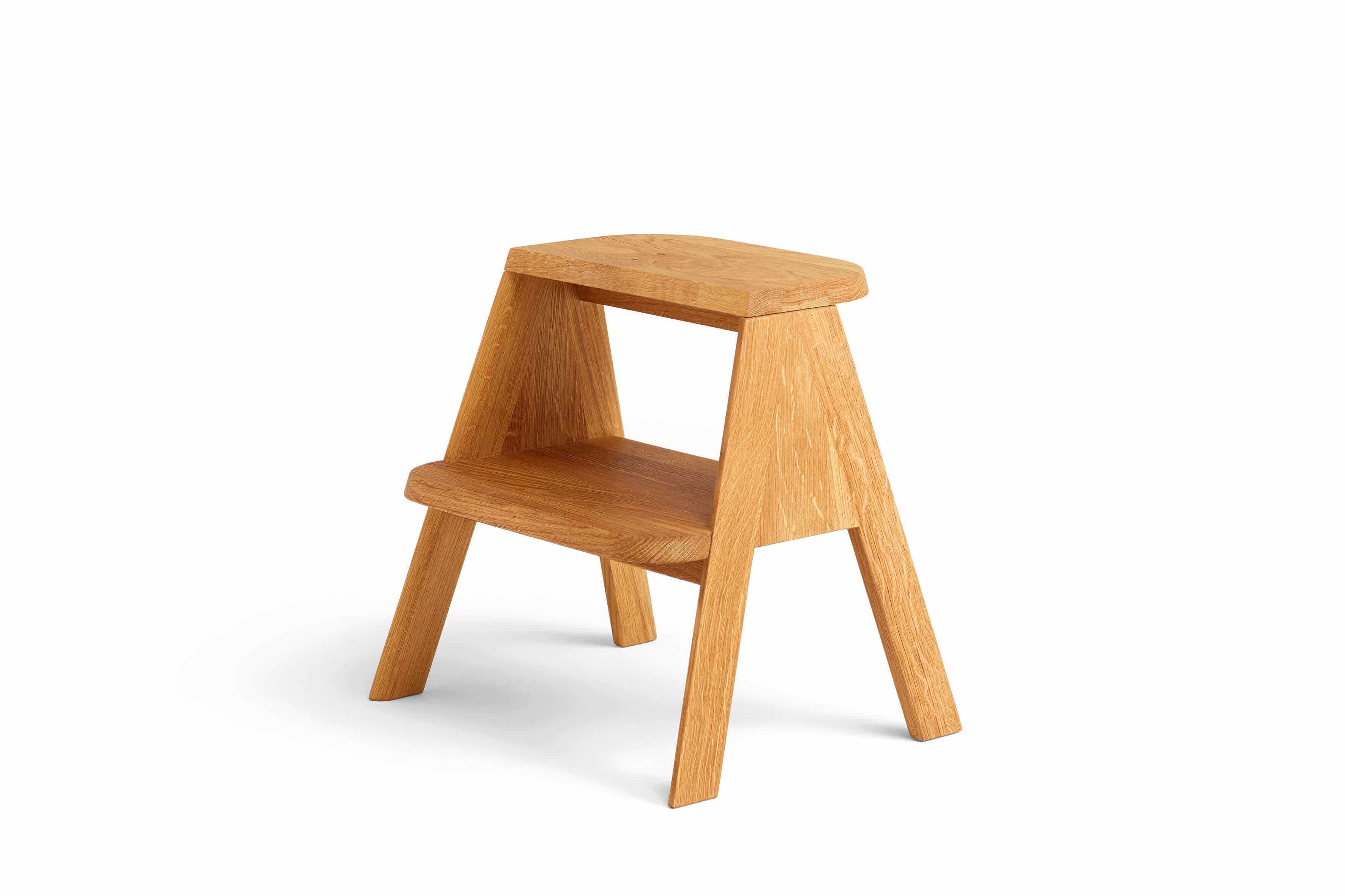Butler Stool - Solid oak oil