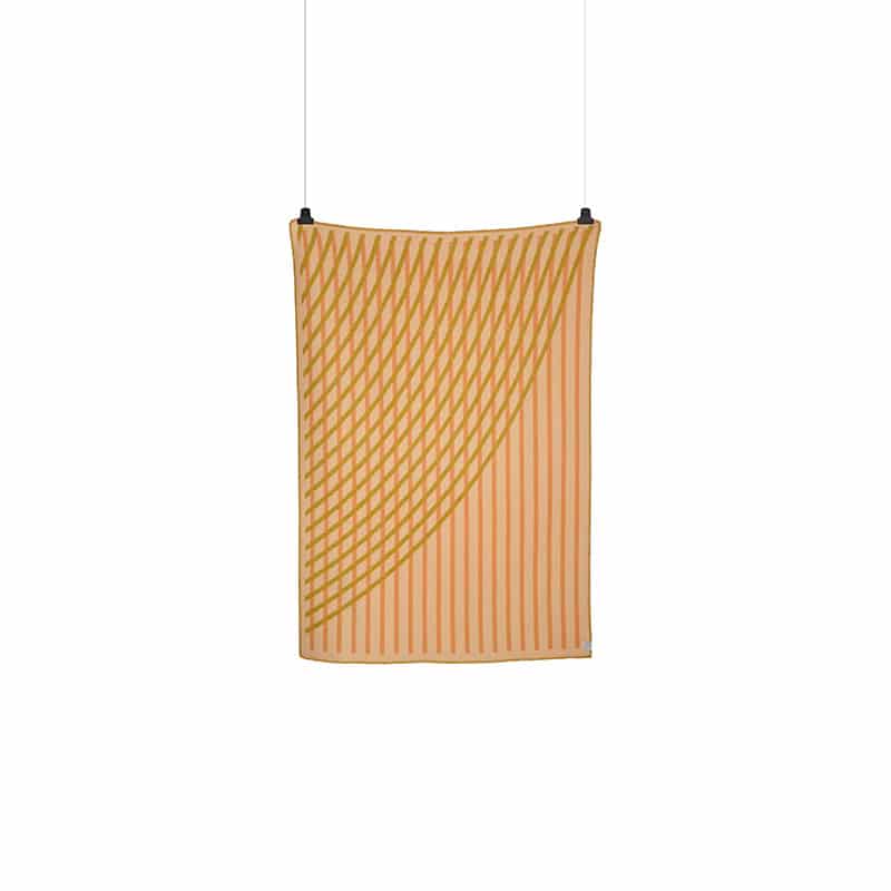 Bislett large throw - Peach/pistachio