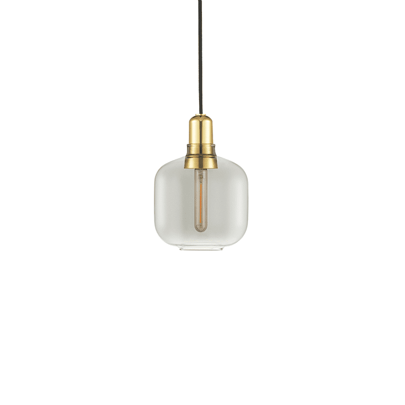 Amp Lamp Small Smoke/Brass