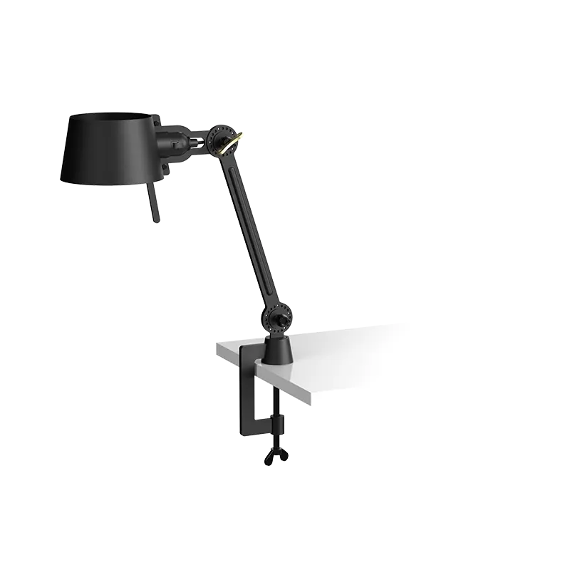 Bolt bureaulamp 1arm small clamp - Smokey black