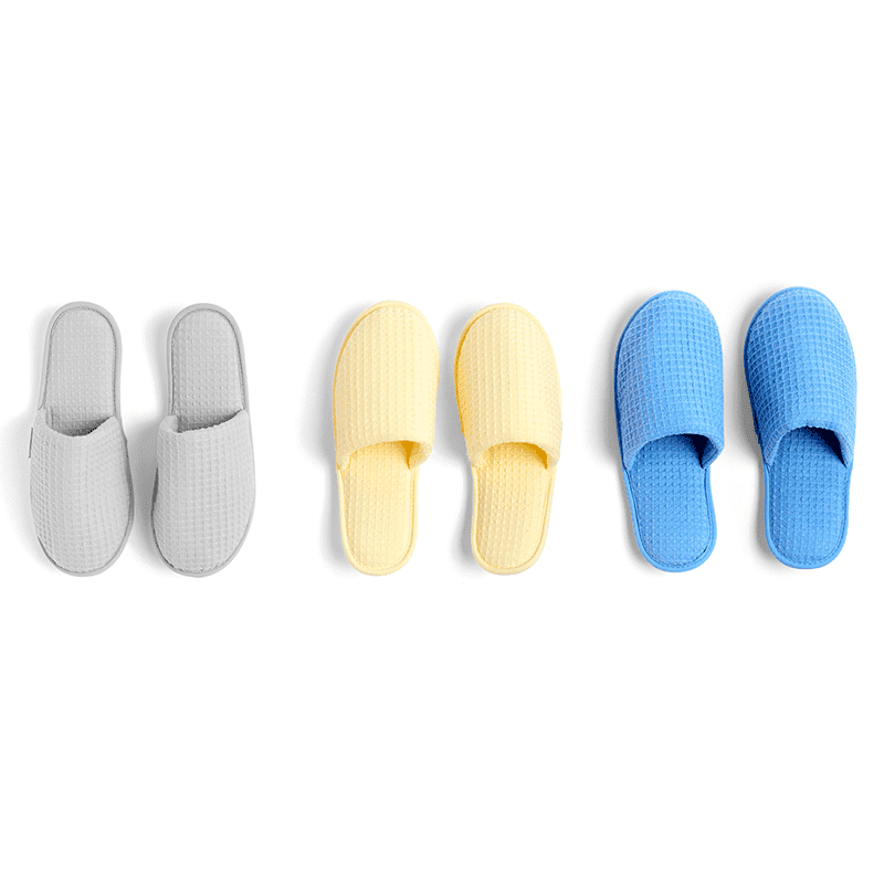 Waffle slippers - Blue multi