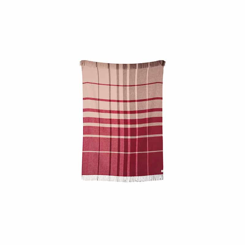 Filos large throw - Burgundy