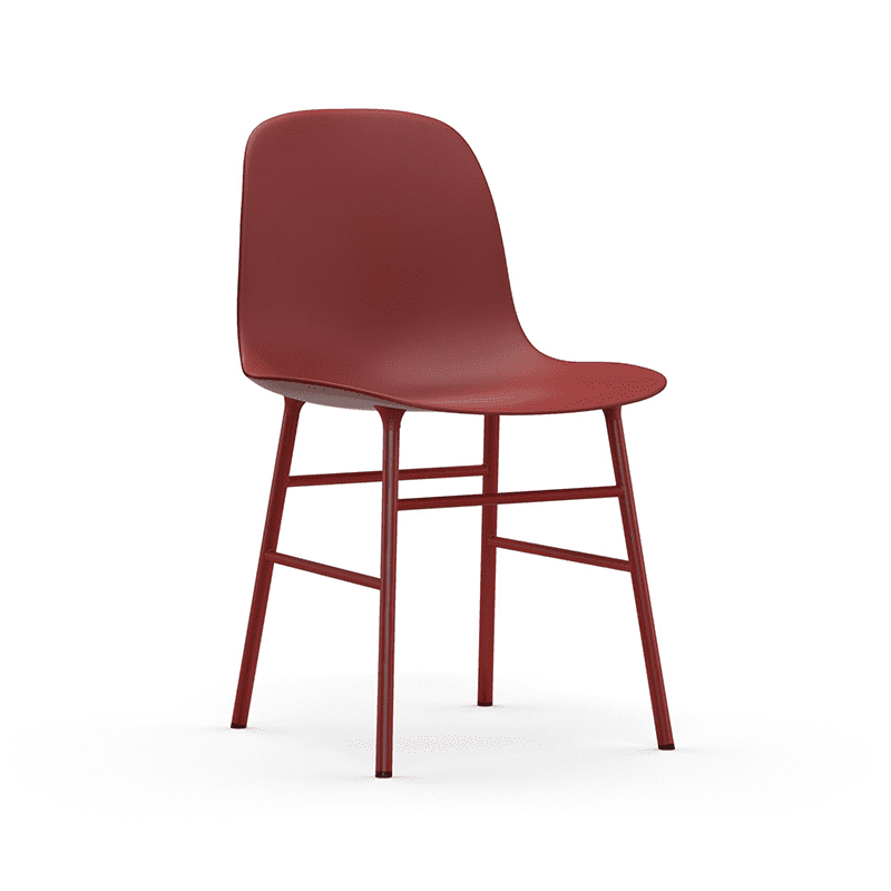 Form Chair Red/Black