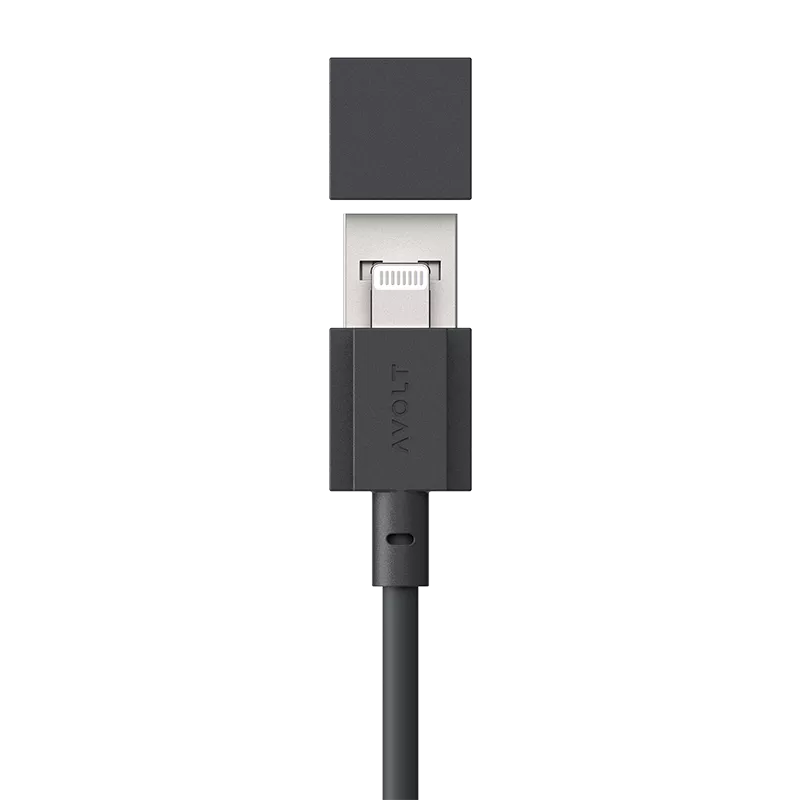 Cable 1 (USB A to lightning) - Stockholm Black