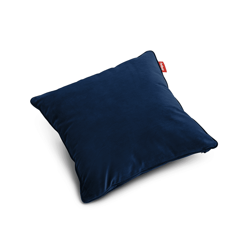 Square pillow velvet - Dark blue